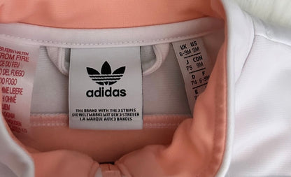 Adidas Girls Tracksuit - 6/9 months