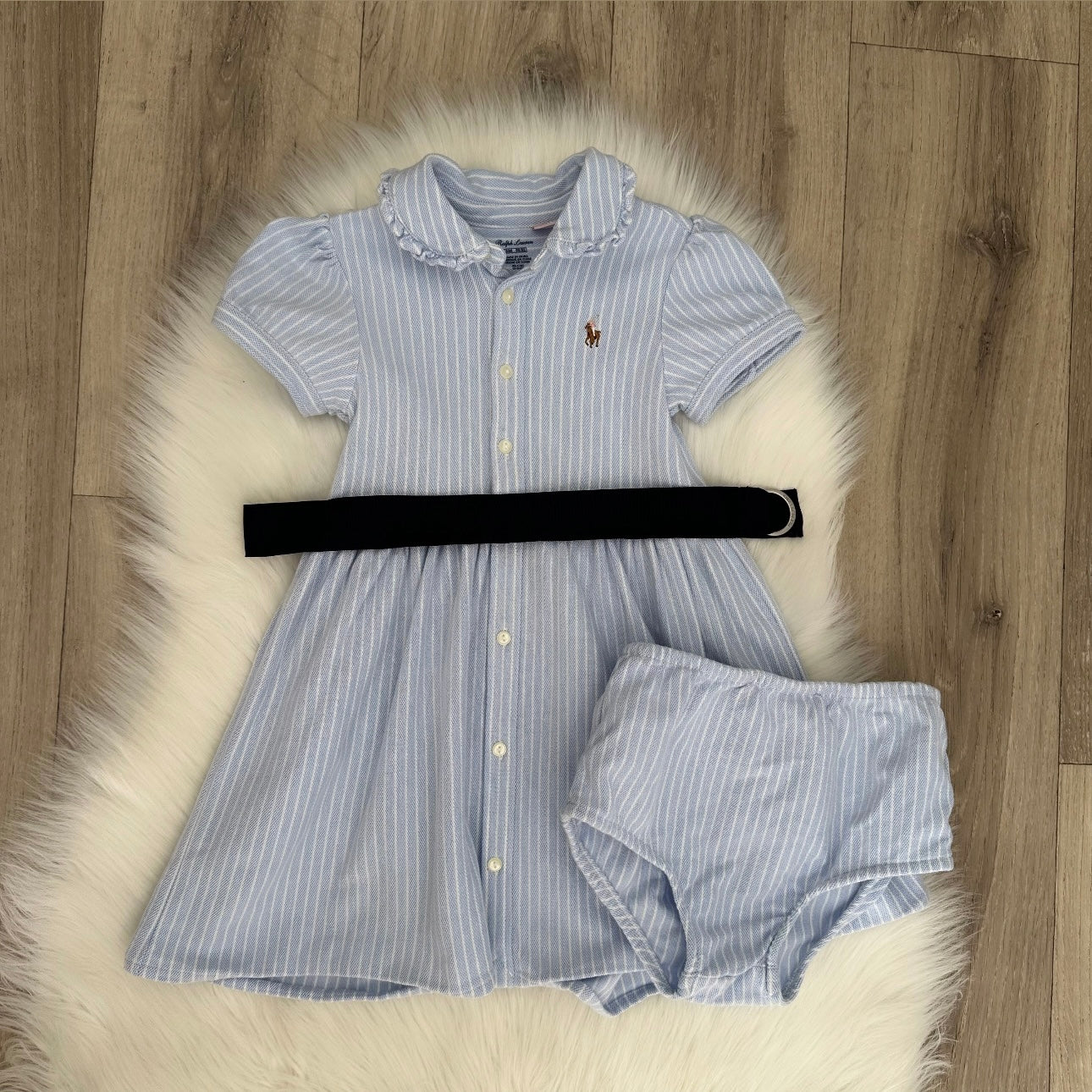 Ralph Lauren Girls Dress Set - 24M