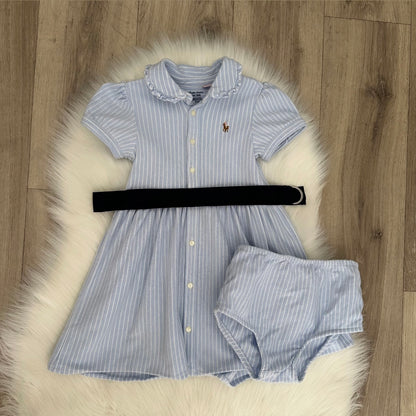 Ralph Lauren Girls Dress Set - 24M