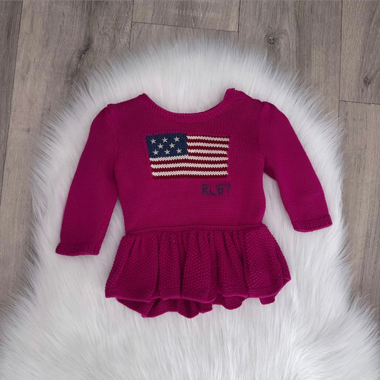 Ralph Lauren Girls Jumper - 6M