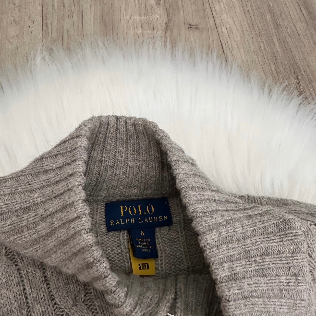 Ralph Lauren Girls Jumper - Age 6