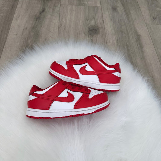 Nike ‘University Red White’ Dunks Trainers - UK 9.5