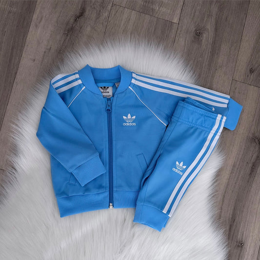 Adidas Boys Tracksuit - 0/3 months