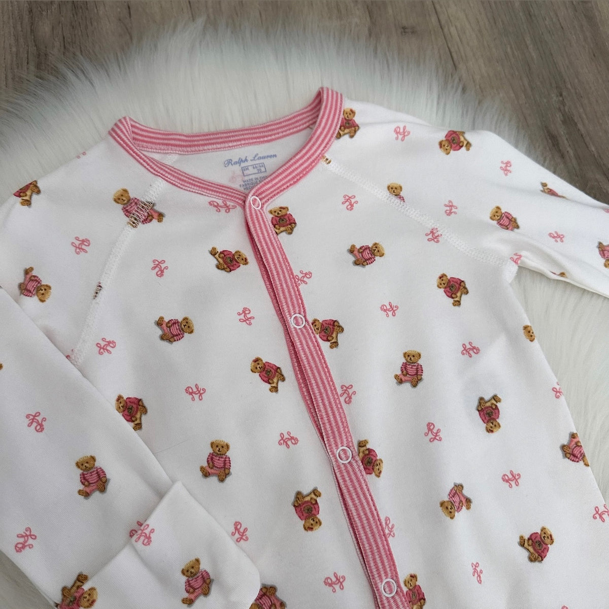Ralph Lauren Girls Babygrow - 6M