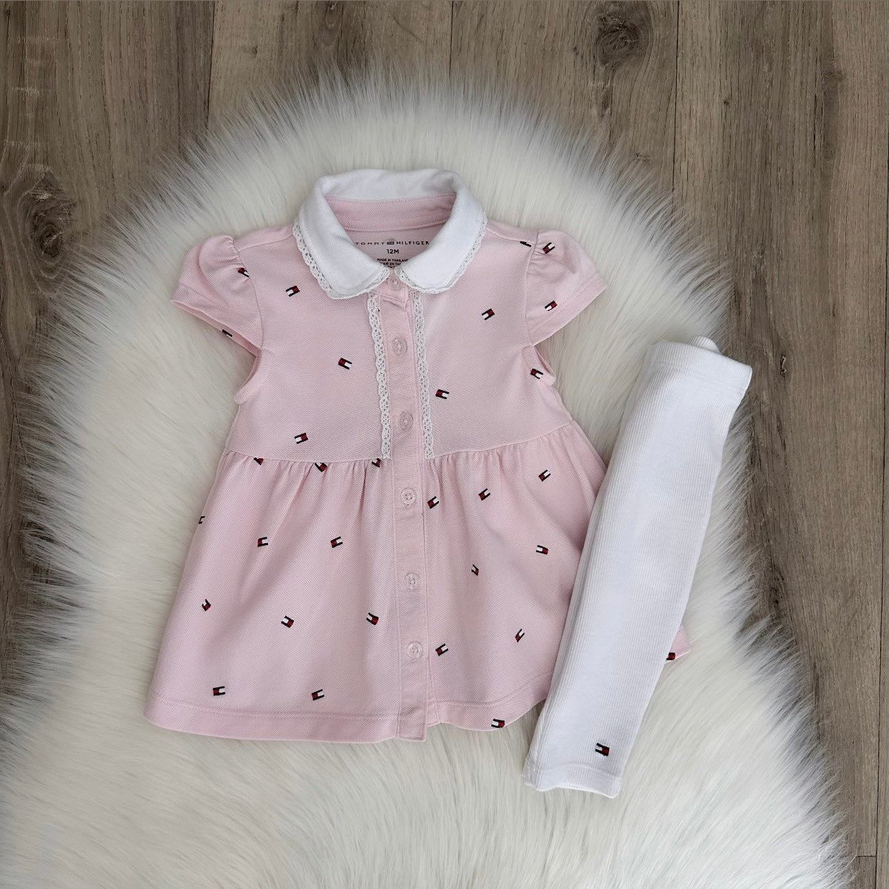 Tommy Hilfiger Girls Set - 12M