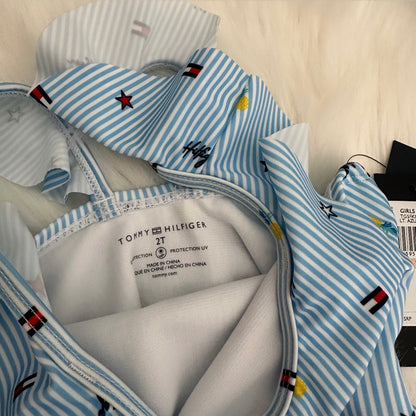 Tommy Hilfiger Girls Swimming Costume - Age 2