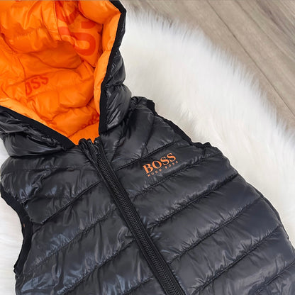 Hugo Boss Boys Reversible Gilet - 6M