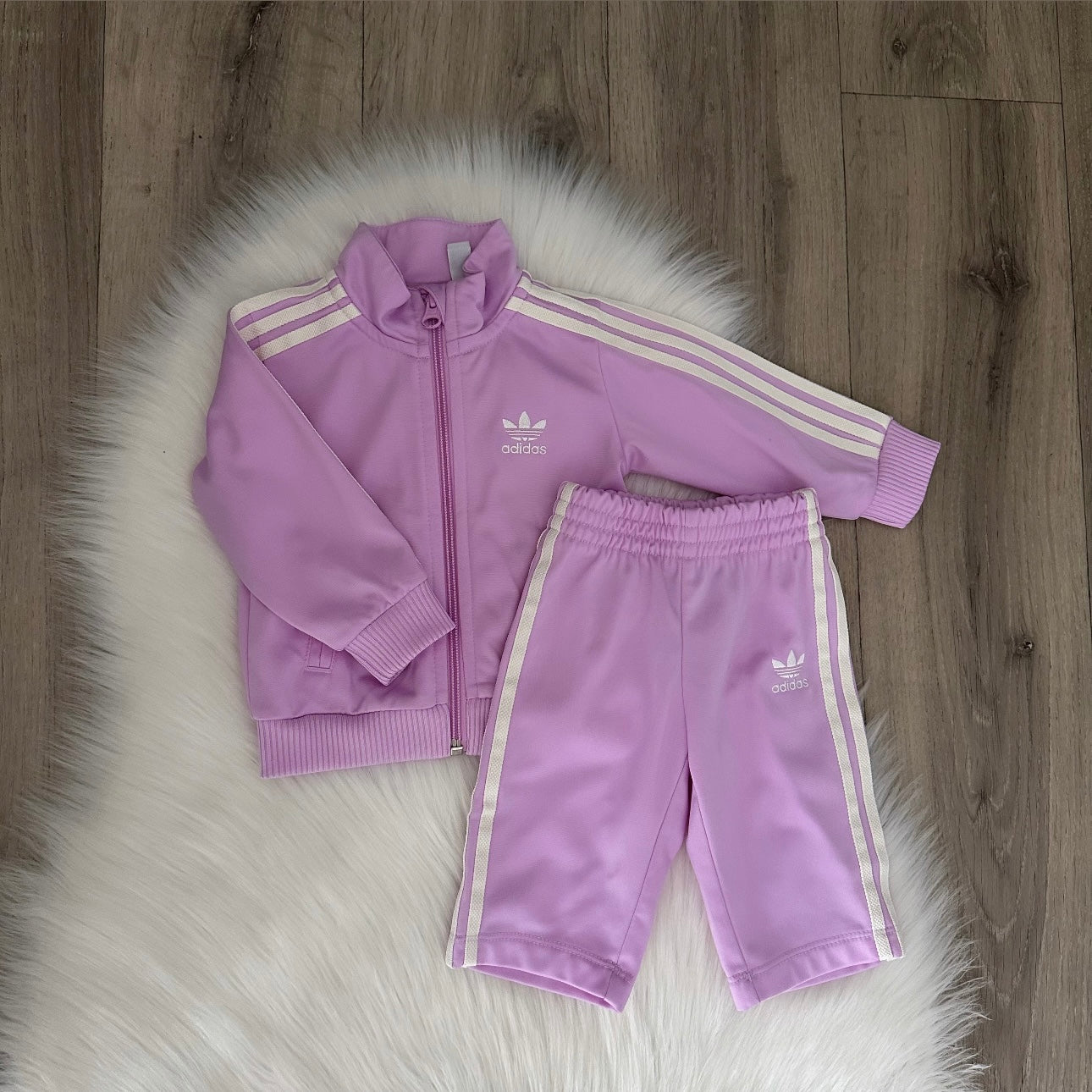 Adidas Originals Girls Tracksuit - 3/6 months