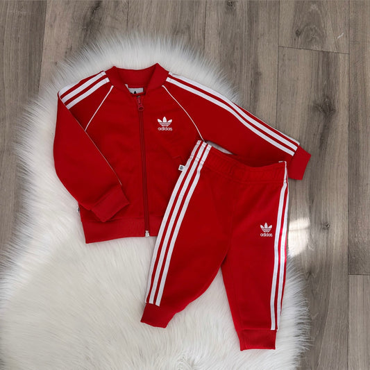 Adidas Boys Tracksuit - 6/9 months