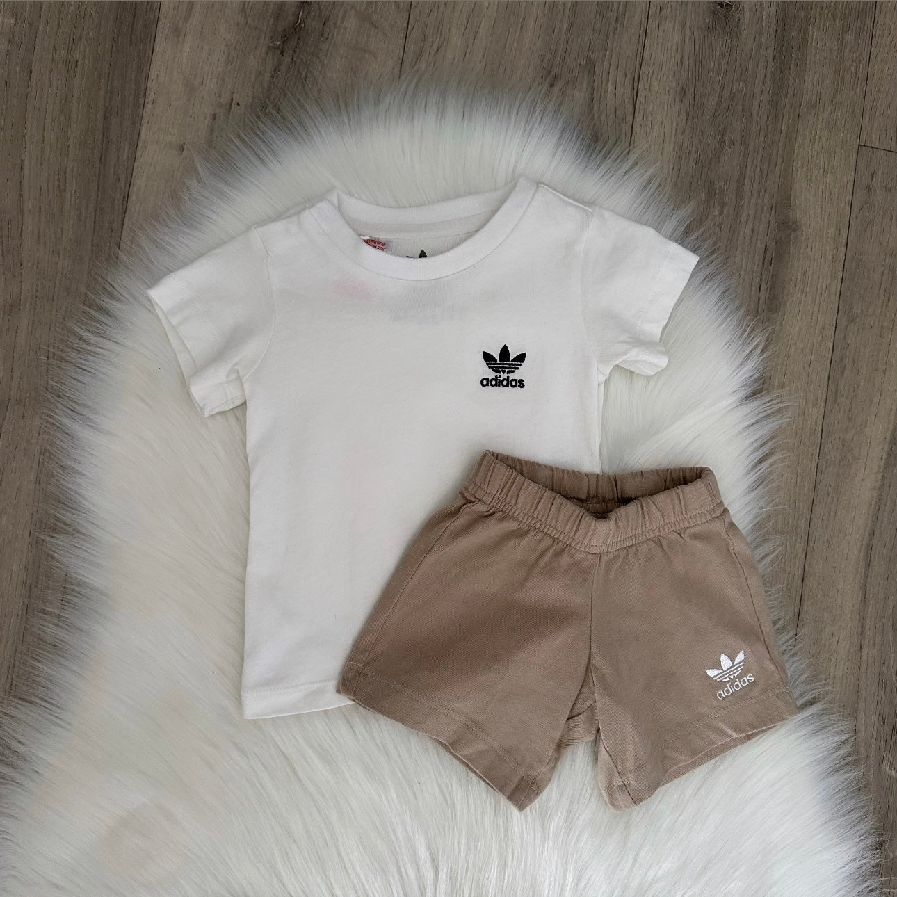 Adidas Boys Shorts Set - 3/6 months