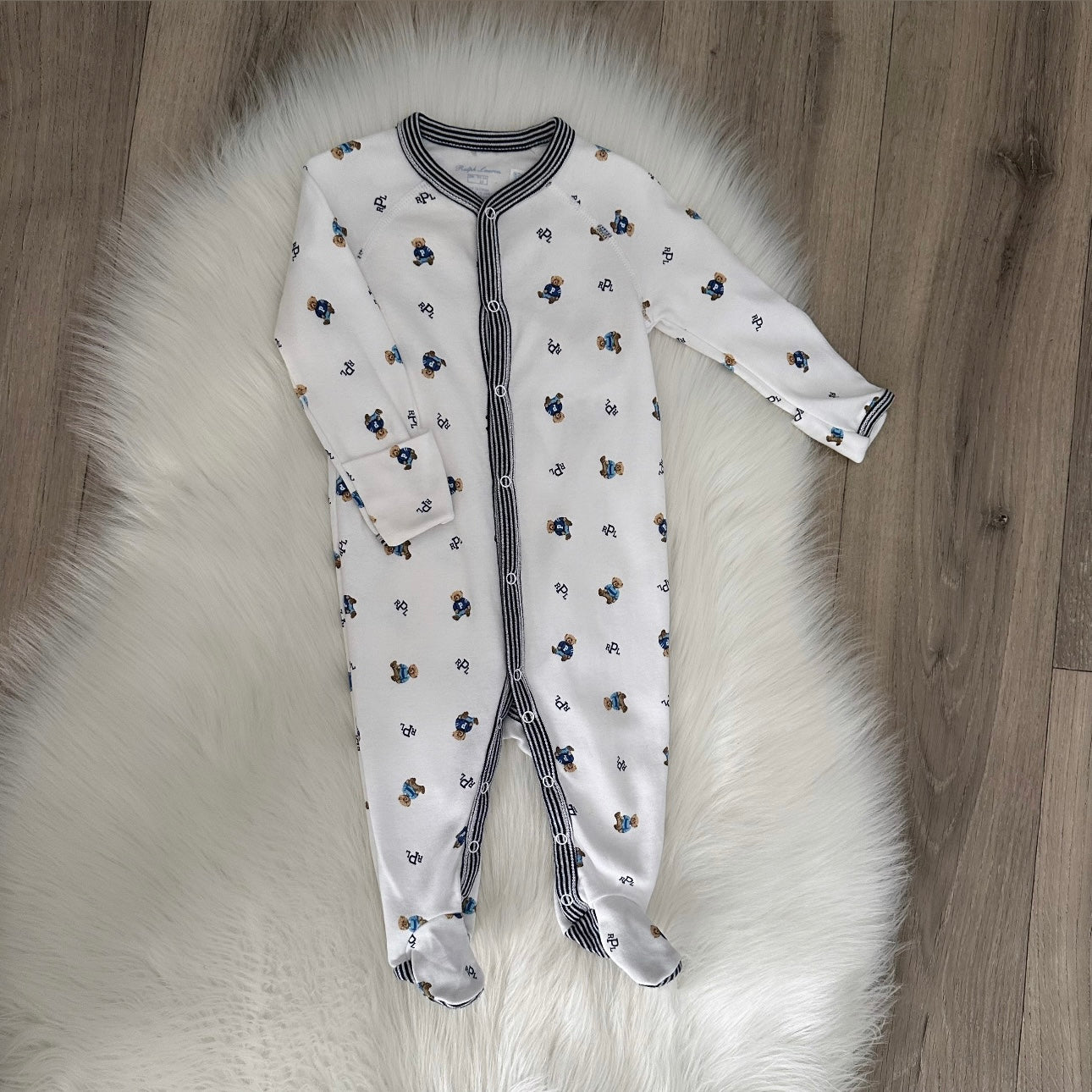Ralph Lauren Boys Babygrow - 3M