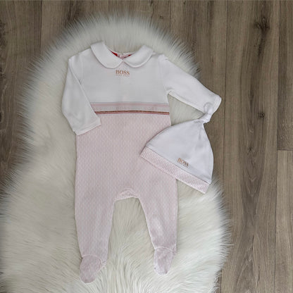 Hugo Boss Girls Sleepsuit Set - 6M