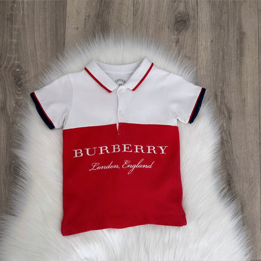 Burberry Boys Polo Shirt - Age 2