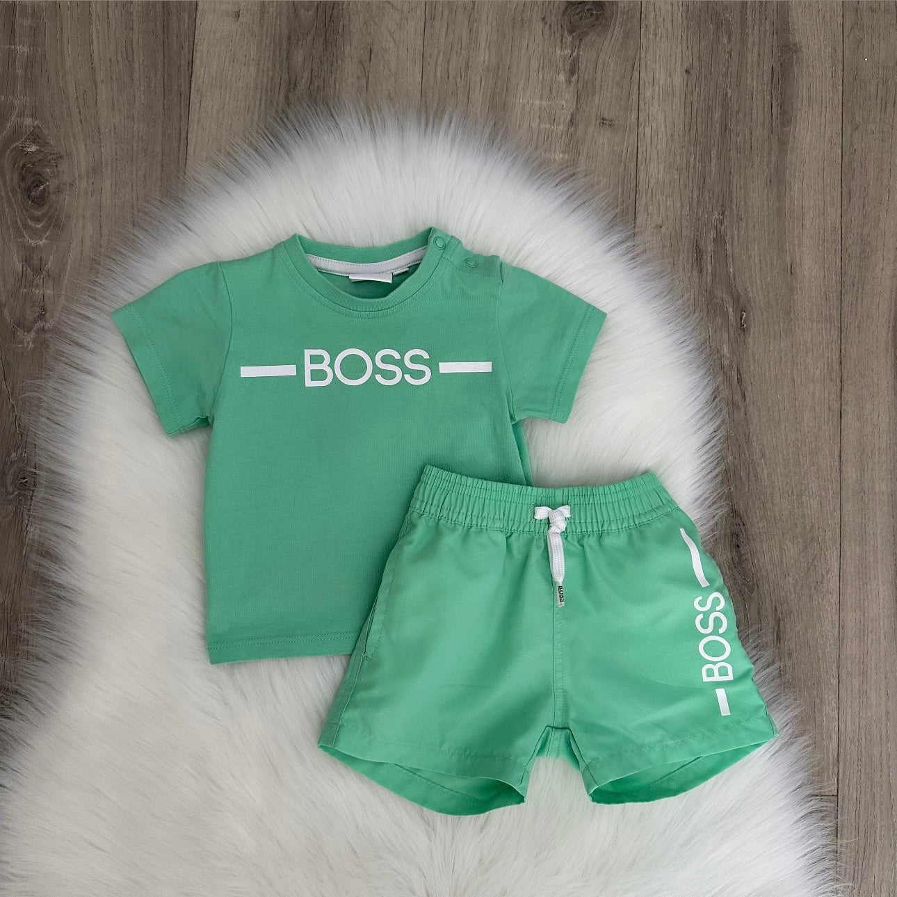 Hugo Boss Boys Shorts Set - 6M