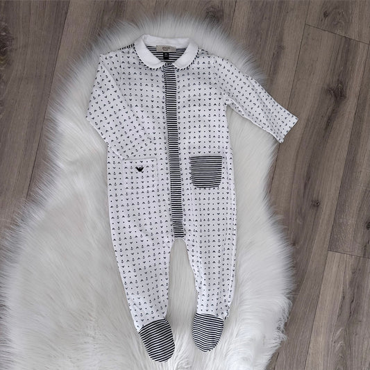 Armani Boys Babygrow - 9M