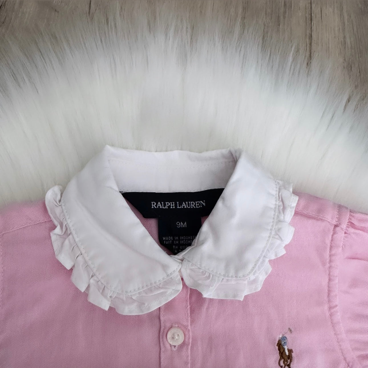 Ralph Lauren Girls Shirt - 9M