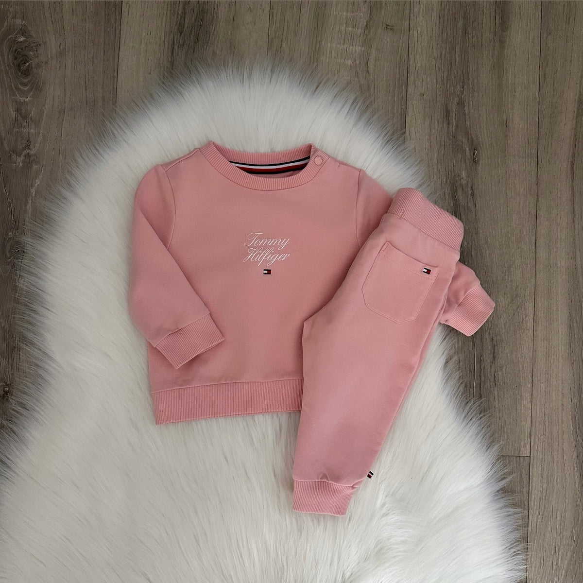 Tommy Hilfiger Girls Tracksuit - 3/6 months