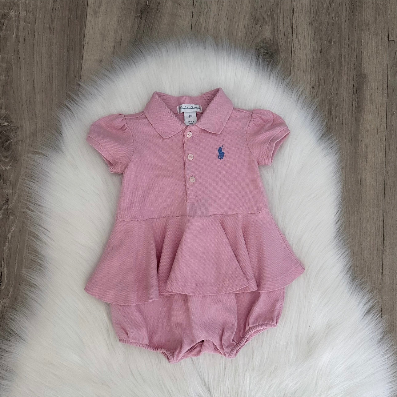 Ralph Lauren Girls Romper - 3M