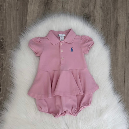 Ralph Lauren Girls Romper - 3M