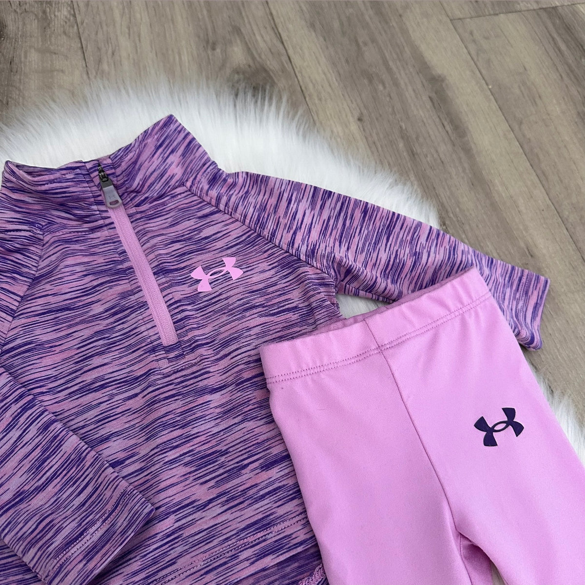 Under Armour Girls Tracksuit Set - 0/3 months