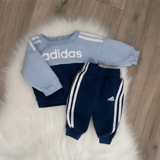 Adidas Boys Tracksuit - 0/3 months
