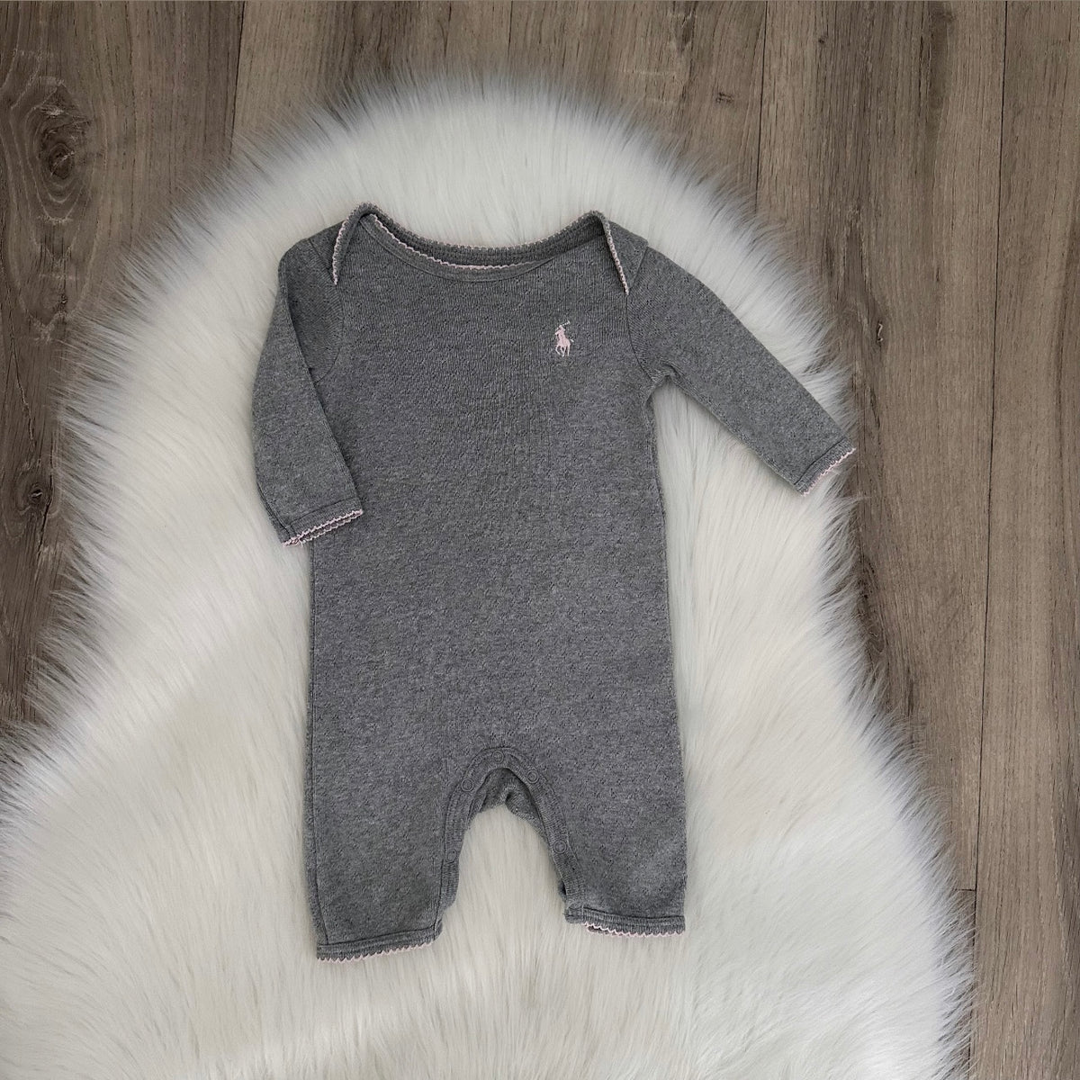 Ralph Lauren Girls Babygrow - Newborn