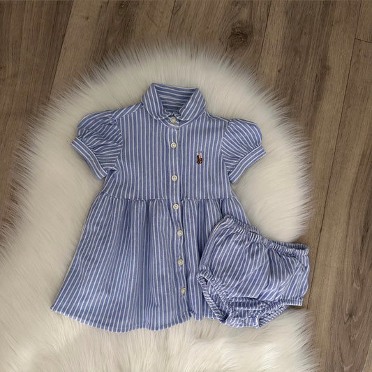 Ralph Lauren Girls Dress Set - 3M