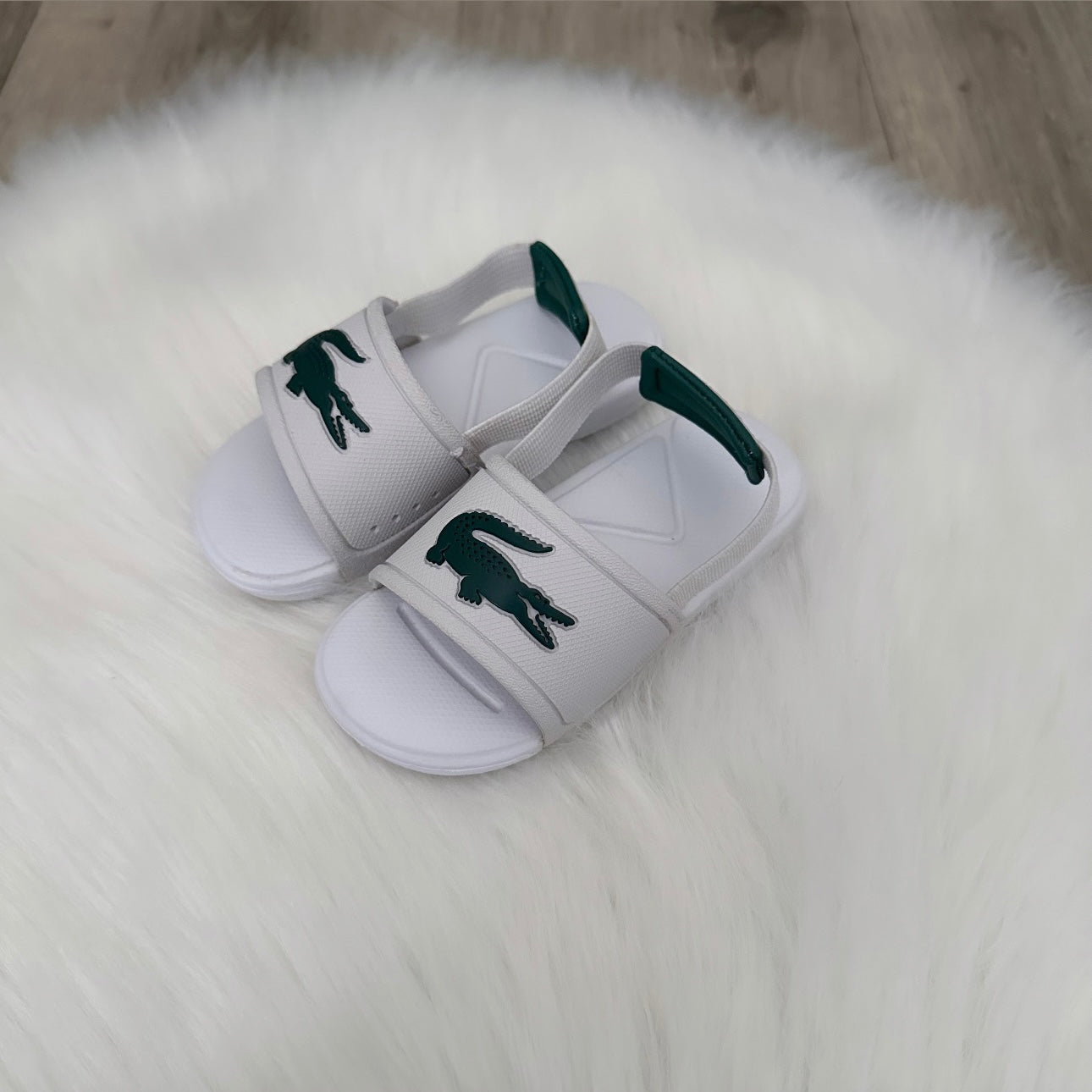 Lacoste Boys Sliders - 4 UK