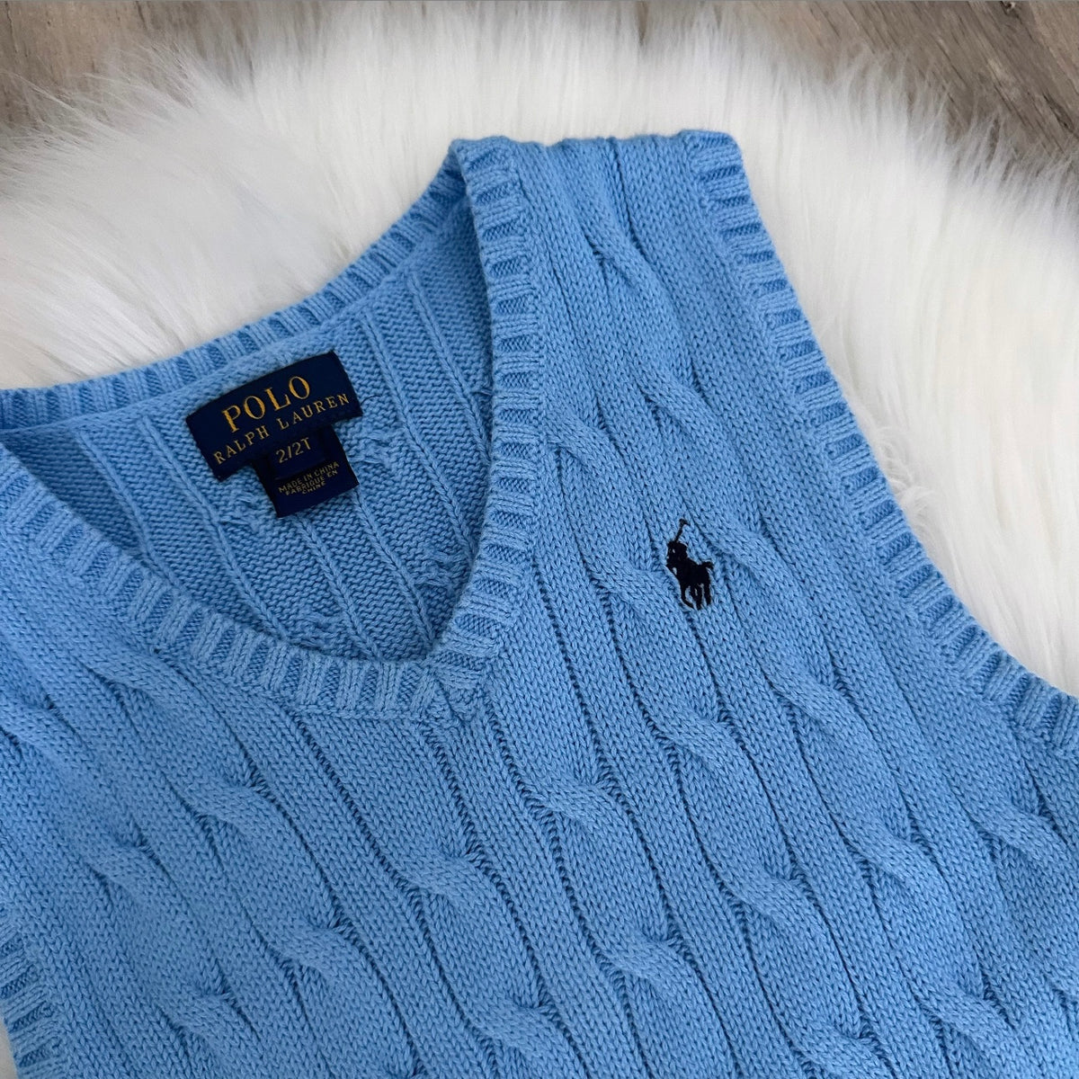 Ralph Lauren Boys Knitted Vest - Age 2