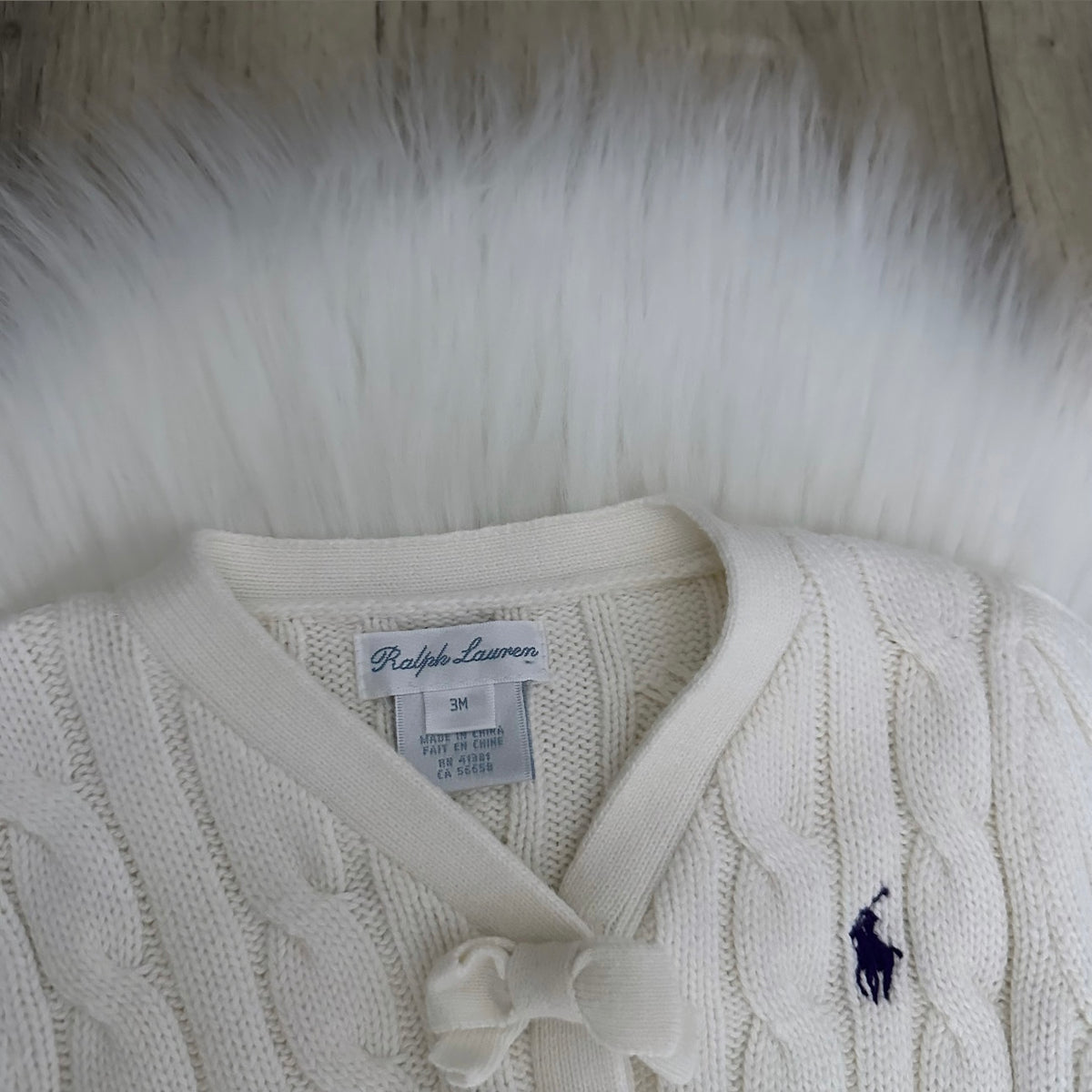 Ralph Lauren Girls Cardigan - 3M