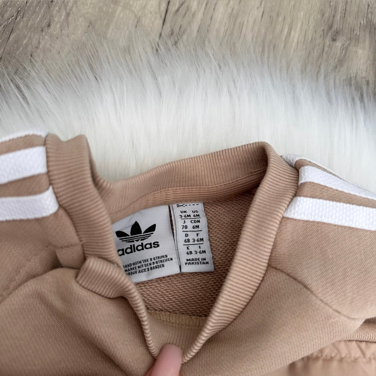 Adidas Boys Tracksuit - 3/6 months