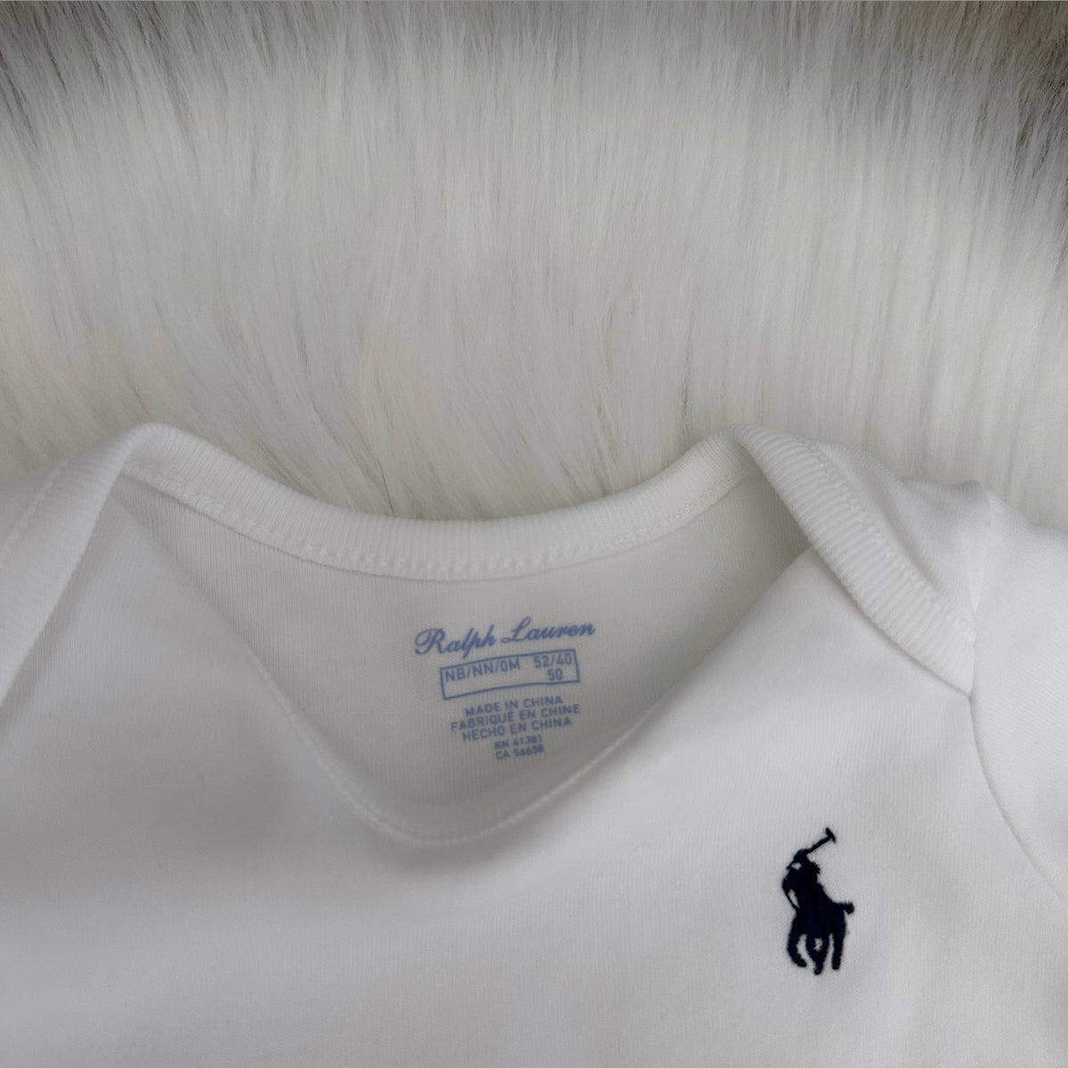 Ralph Lauren Boys Bodysuit - Size Newborn