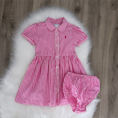 Ralph Lauren Girls Dress Set - 24M