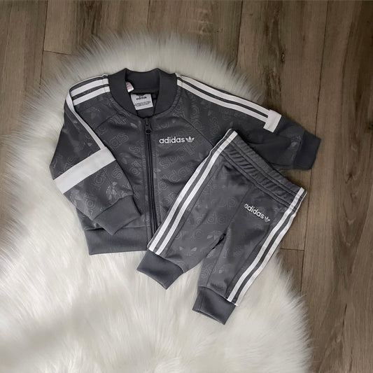 Adidas Boys Tracksuit - 0/3 months