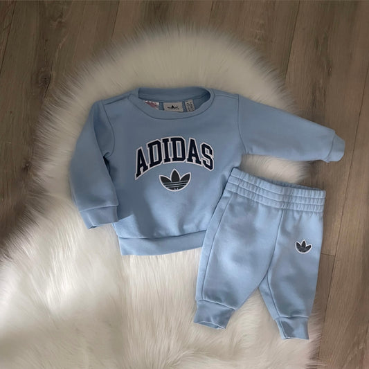 Adidas Boys Tracksuit Set - 0/3 months