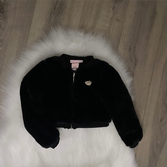 Juicy Couture Fur Bomber Jacket - Age 2