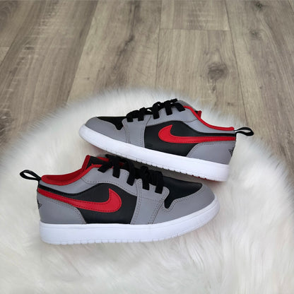 Jordan 1 ‘Cement Fire Red’ Boys Trainers - 1 UK