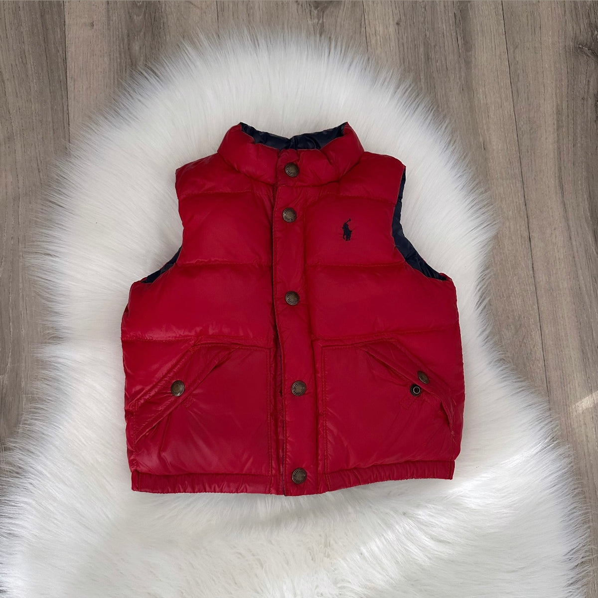 Ralph Lauren Reversible Gilet - 12M