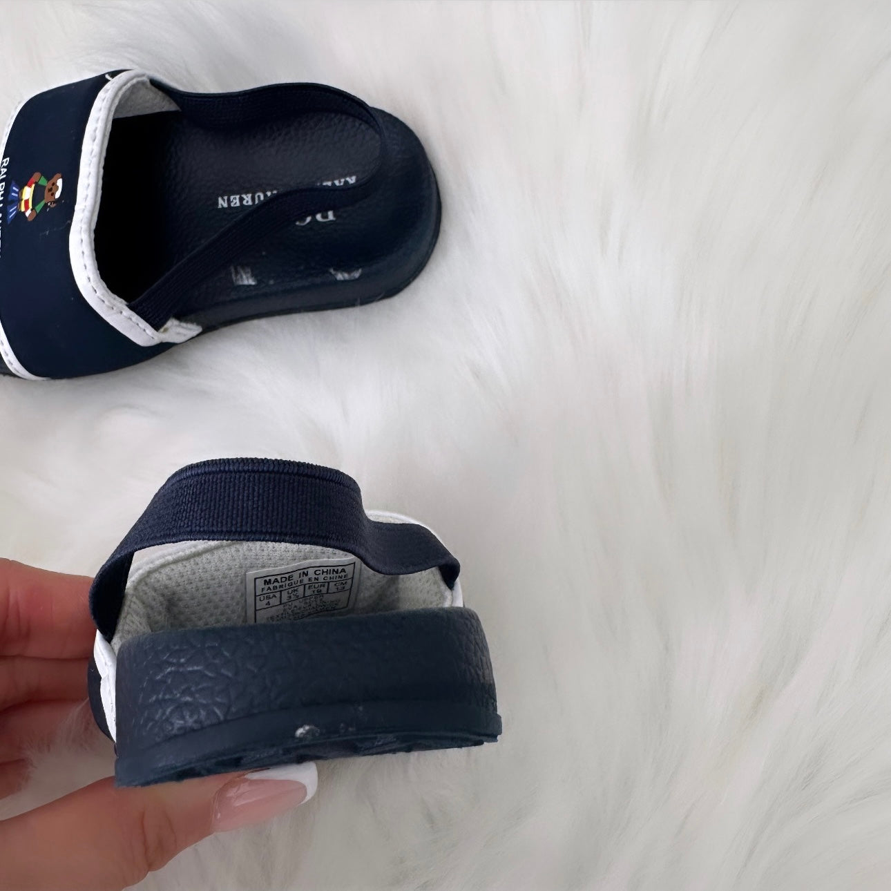 Ralph Lauren Boys Sliders - 3.5
