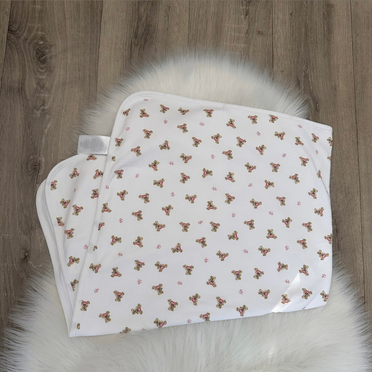 Ralph Lauren Girls Teddy Blanket - One Size