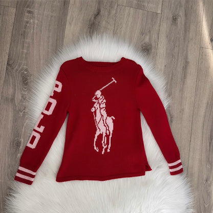 Ralph Lauren Girls Jumper - Age 2