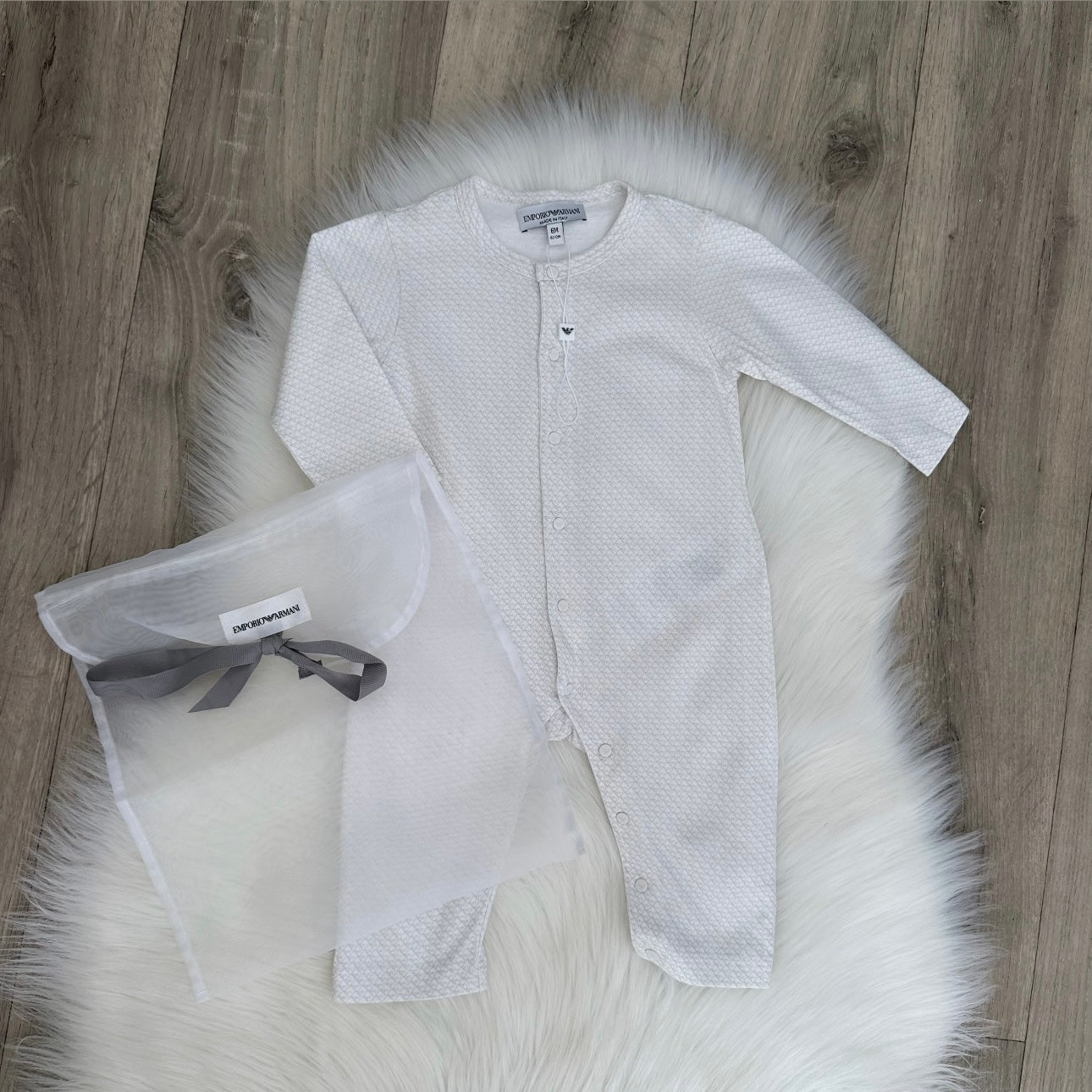 Armani Boys Babygrow - 6M