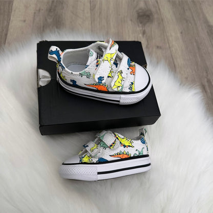 Converse Boys Dinosaur Trainers - 2 UK