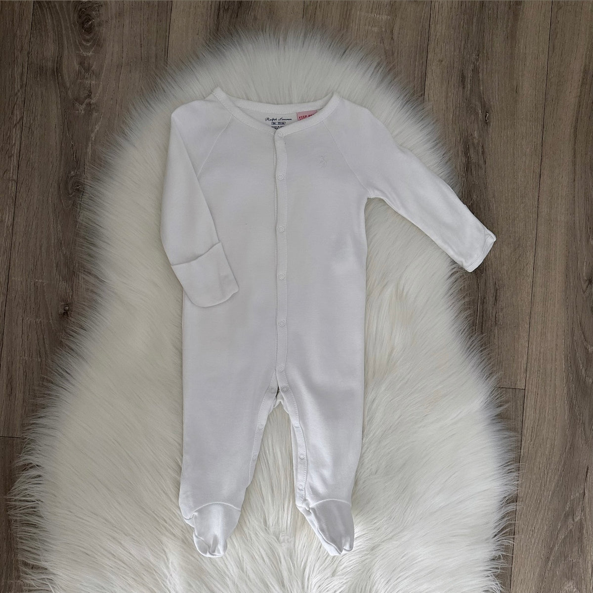 Ralph Lauren Unisex Babygrow - 3M