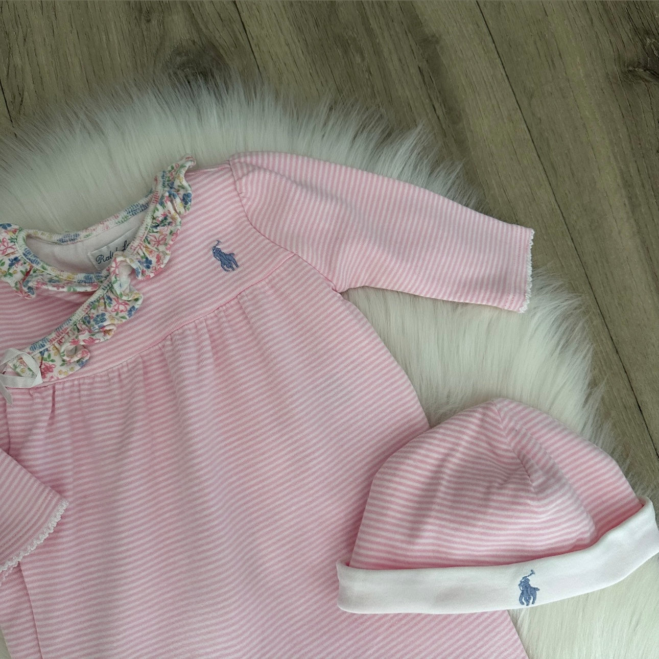 Ralph Lauren Girls Babygrow Set - 3M