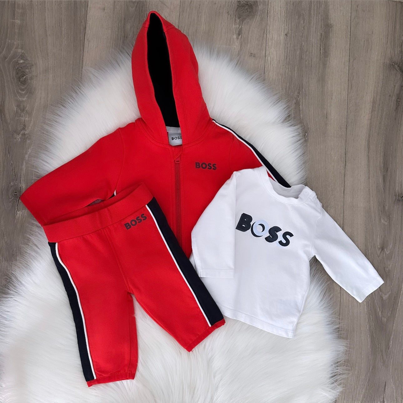 Hugo Boss Boys Tracksuit Set - 3M