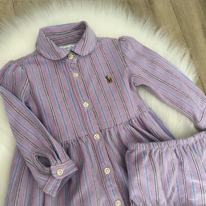 Ralph Lauren Girls Dress Set - 6M