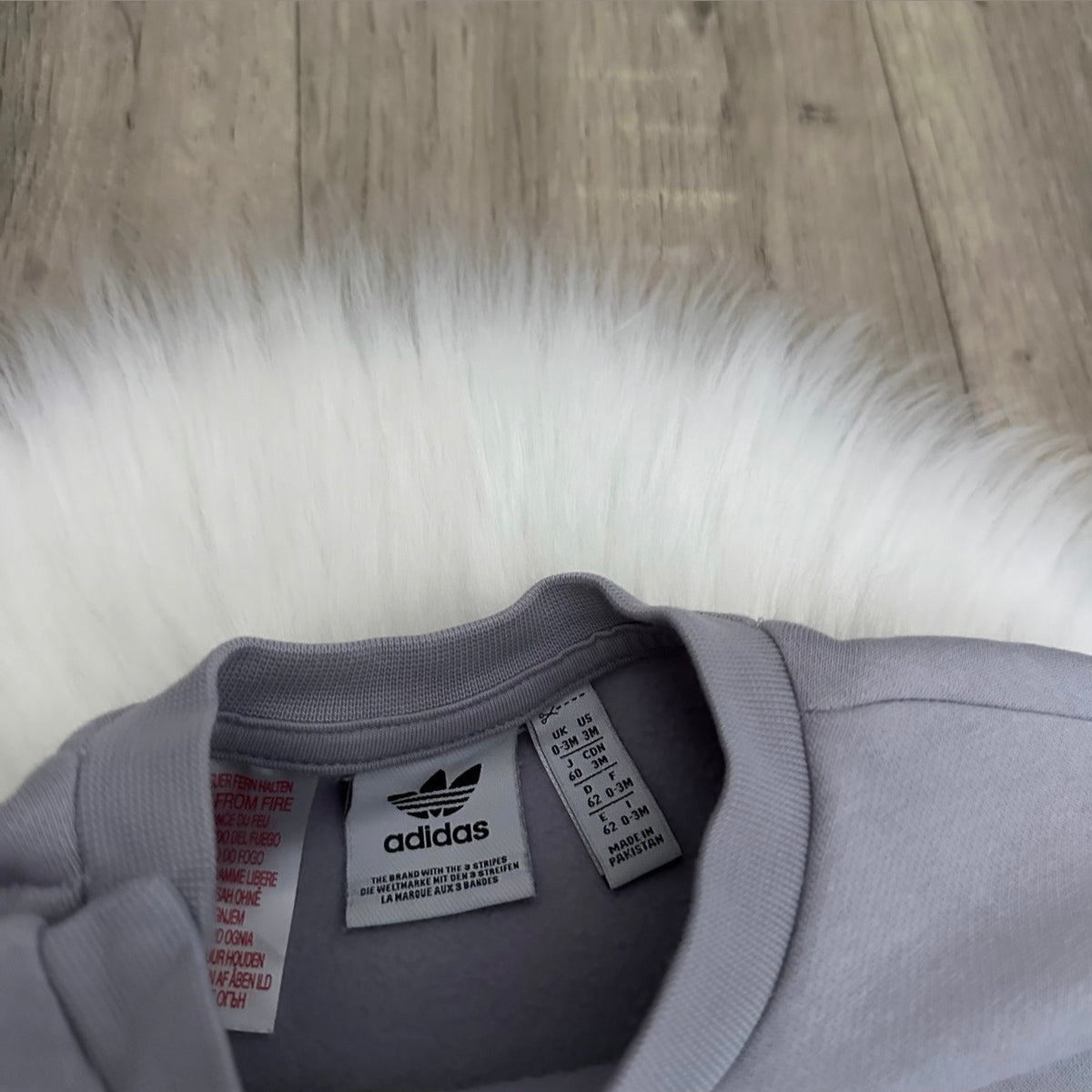 Adidas Girls Tracksuit Set - 0/3 months