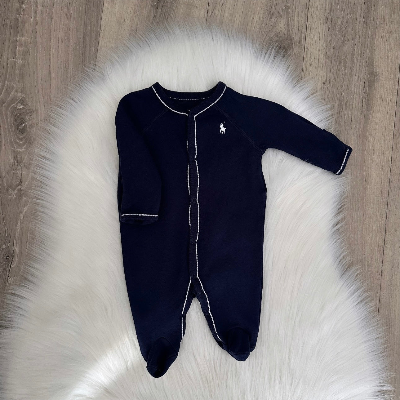 Ralph Lauren Boys Babygrow - Newborn
