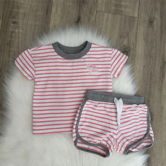 DKNY Girls Shorts Set - 12M